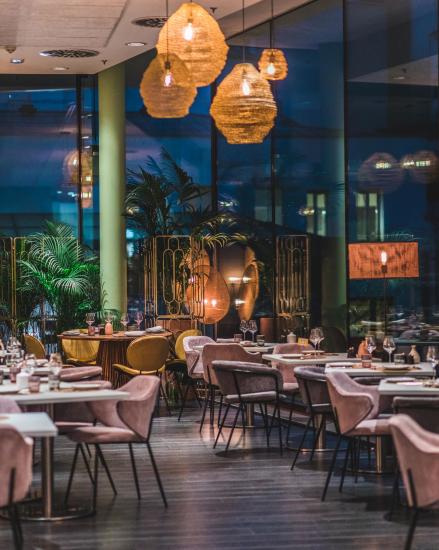 Restaurant bar Solis - atmosphère tamisée